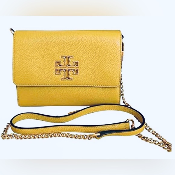 Tory Burch Handbags - Tory Burch Women's Britten Chain Wallet (Daylily)